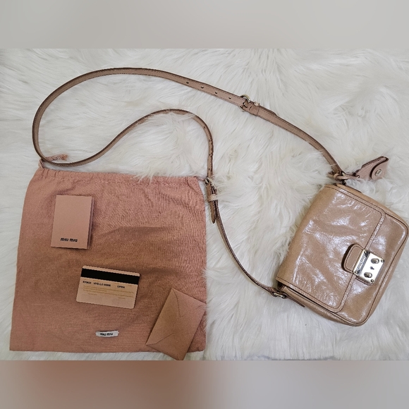 MIU MIU Madras leather handbag - Picture 13 of 14